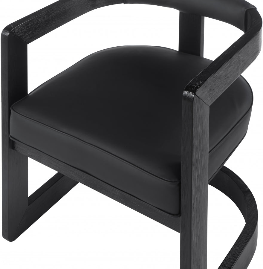 Retsehcnam Vegan Leather Dining Chair