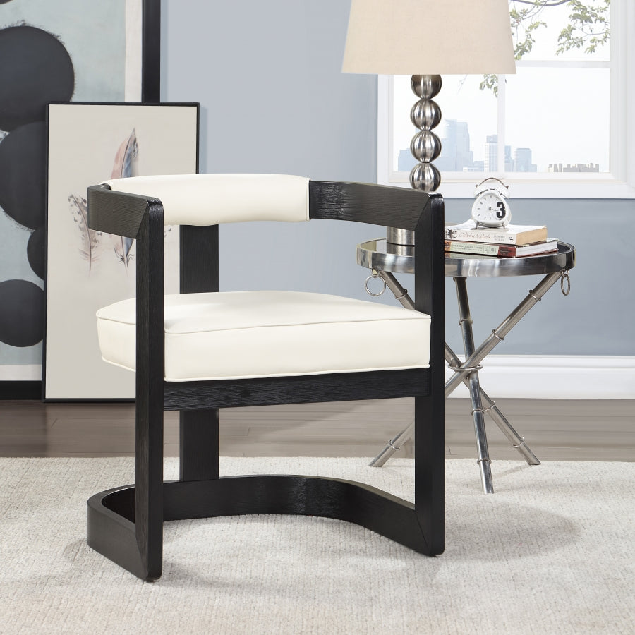 Retsehcnam Vegan Leather Dining Chair