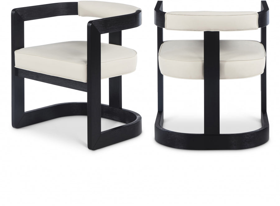 Retsehcnam Vegan Leather Dining Chair