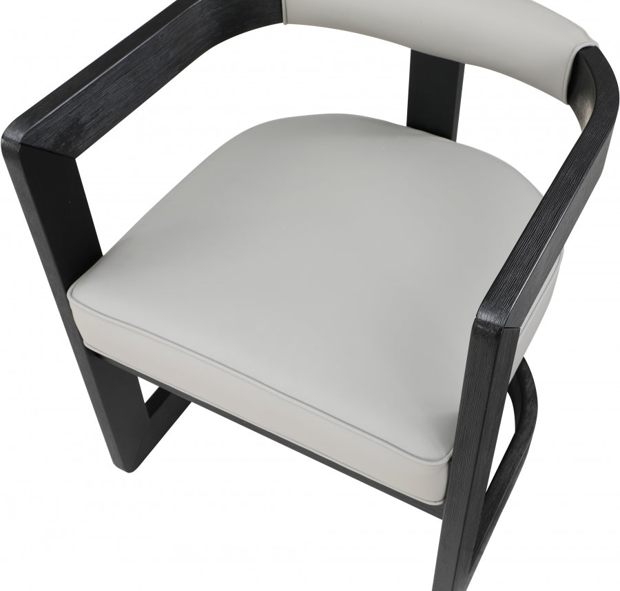 Retsehcnam Vegan Leather Dining Chair