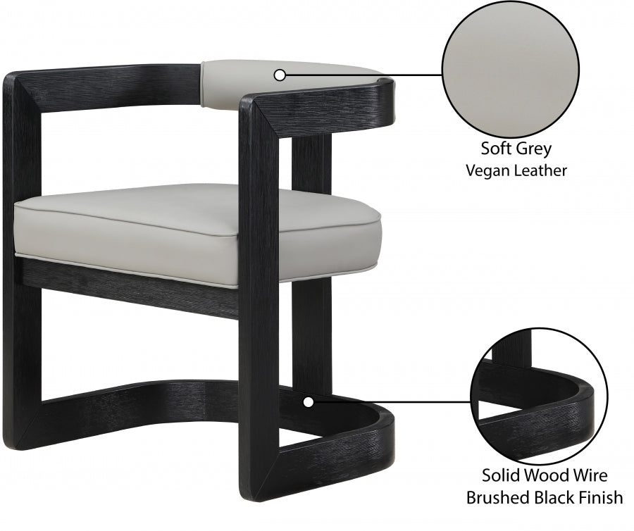 Retsehcnam Vegan Leather Dining Chair