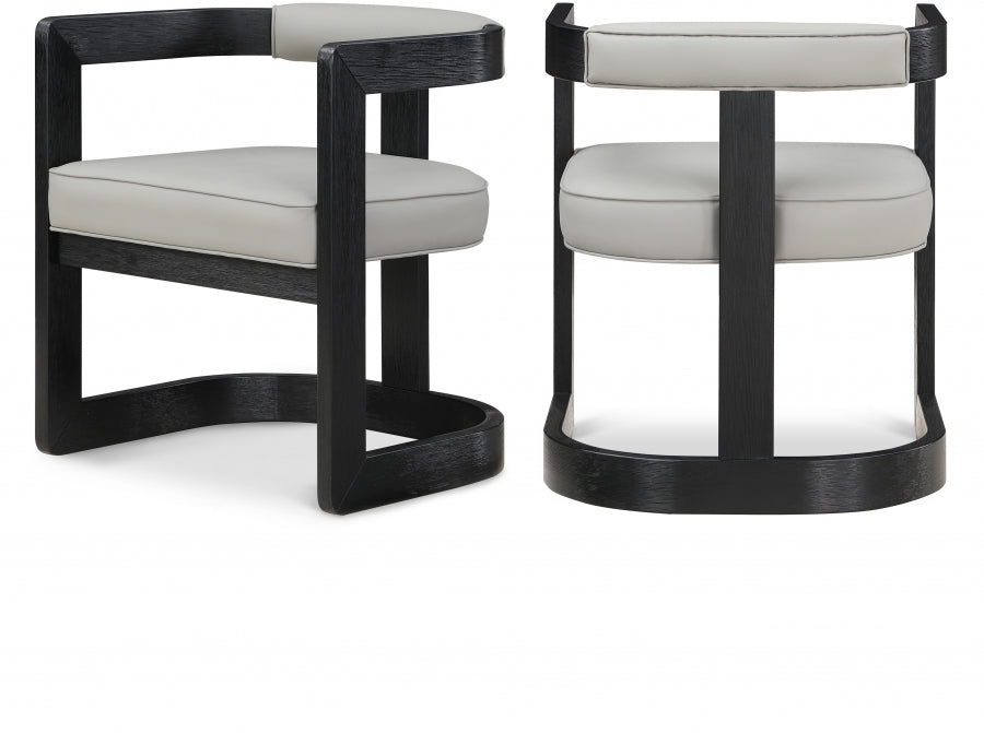 Retsehcnam Vegan Leather Dining Chair