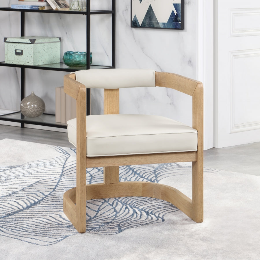 Retsehcnam Vegan Leather Dining Chair