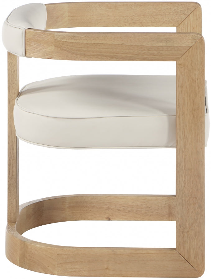 Retsehcnam Vegan Leather Dining Chair
