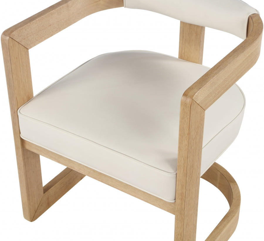 Retsehcnam Vegan Leather Dining Chair