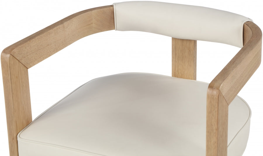 Retsehcnam Vegan Leather Dining Chair