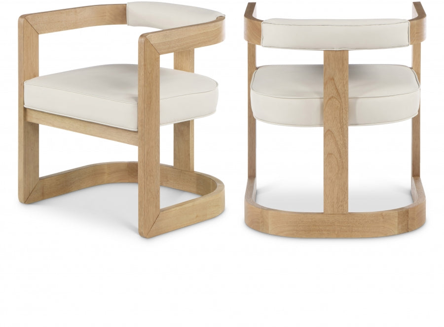 Retsehcnam Vegan Leather Dining Chair
