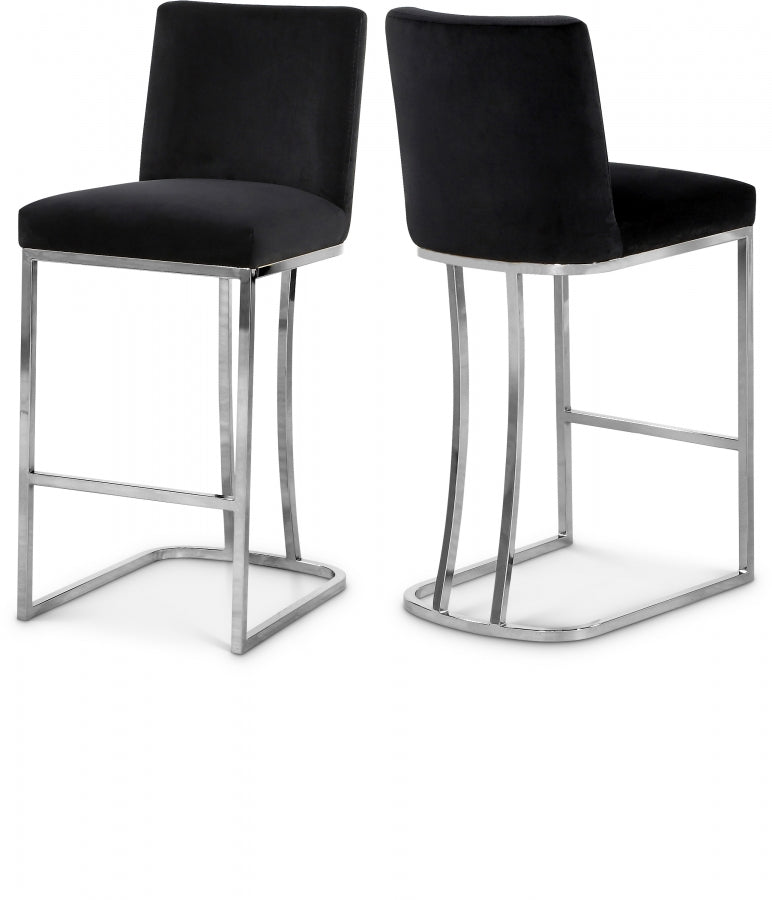 Idieh Velvet Counter Stool