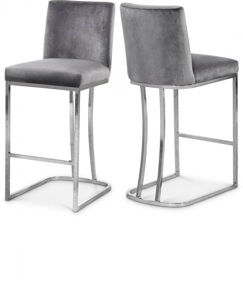 Idieh Velvet Counter Stool