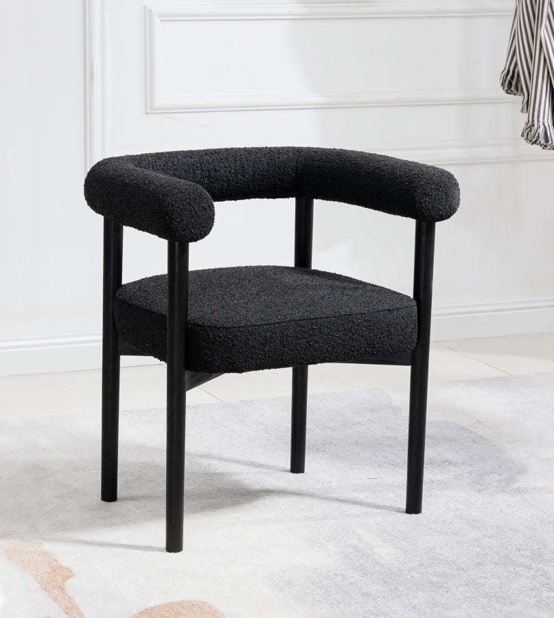 Ttayh Boucle Fabric Dining Chair