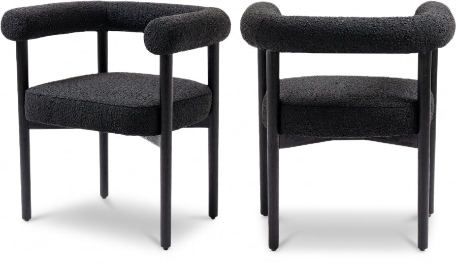 Ttayh Boucle Fabric Dining Chair