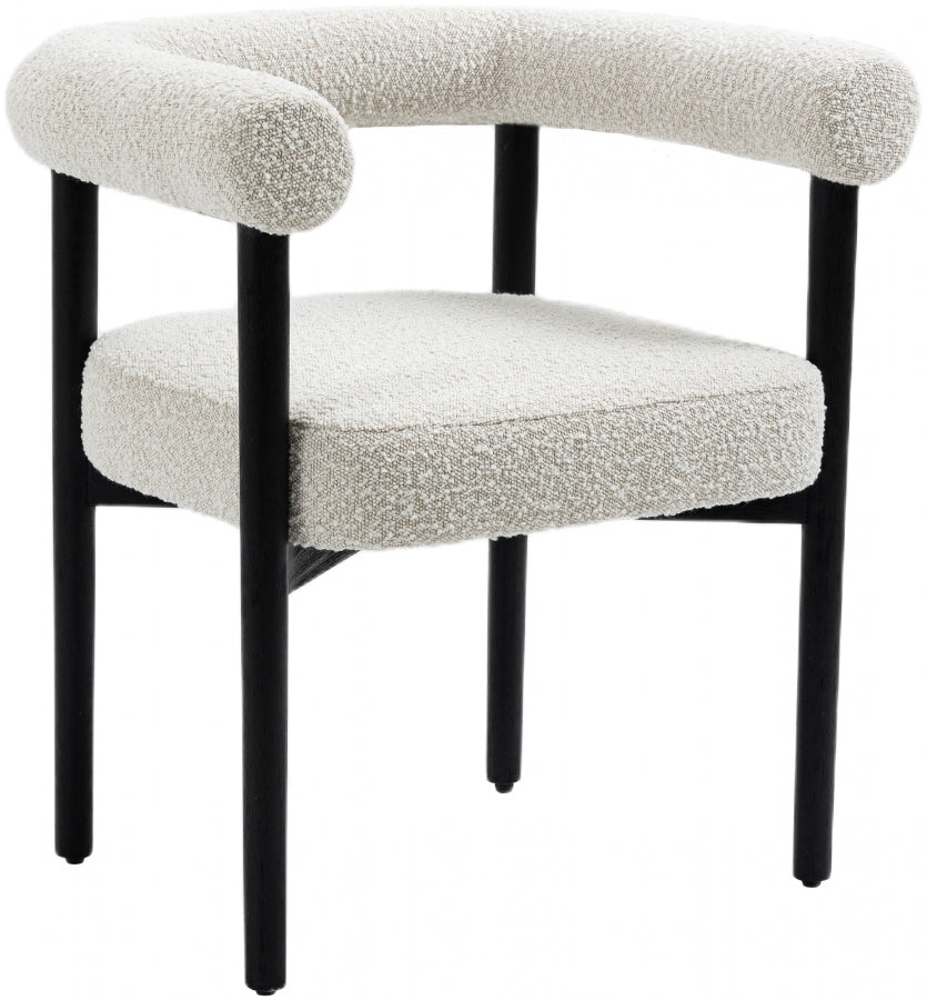 Ttayh Boucle Fabric Dining Chair