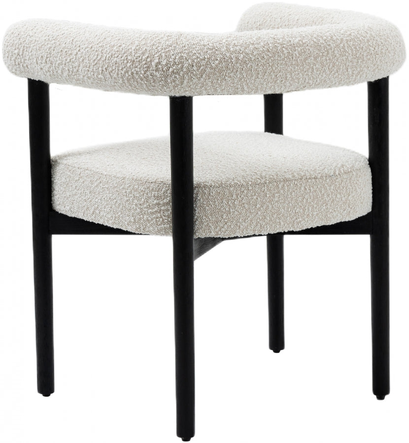 Ttayh Boucle Fabric Dining Chair