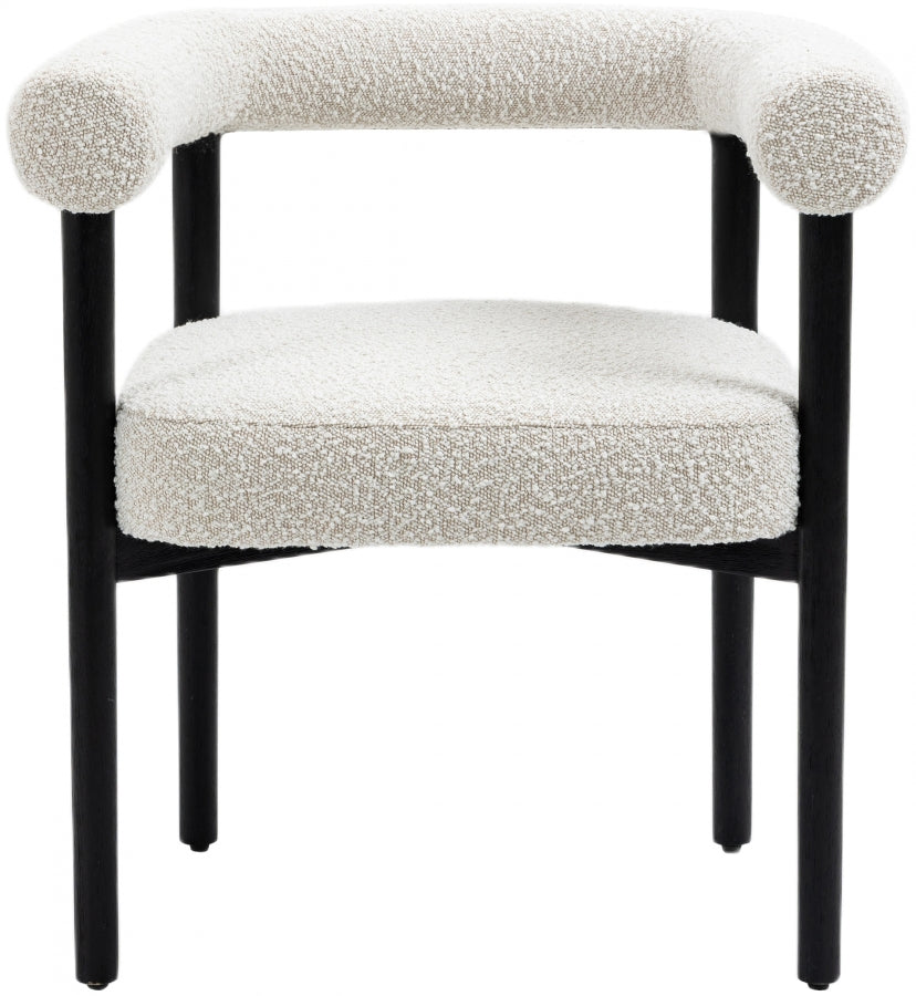 Ttayh Boucle Fabric Dining Chair