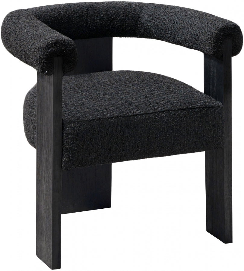 Lerrab Boucle Fabric Dining Chair
