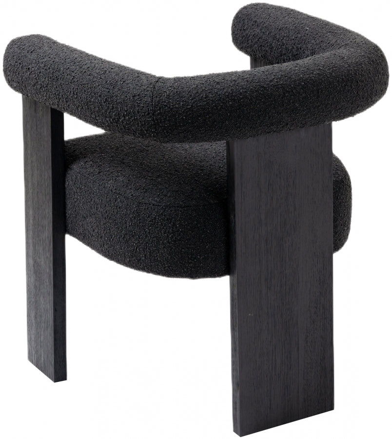Lerrab Boucle Fabric Dining Chair