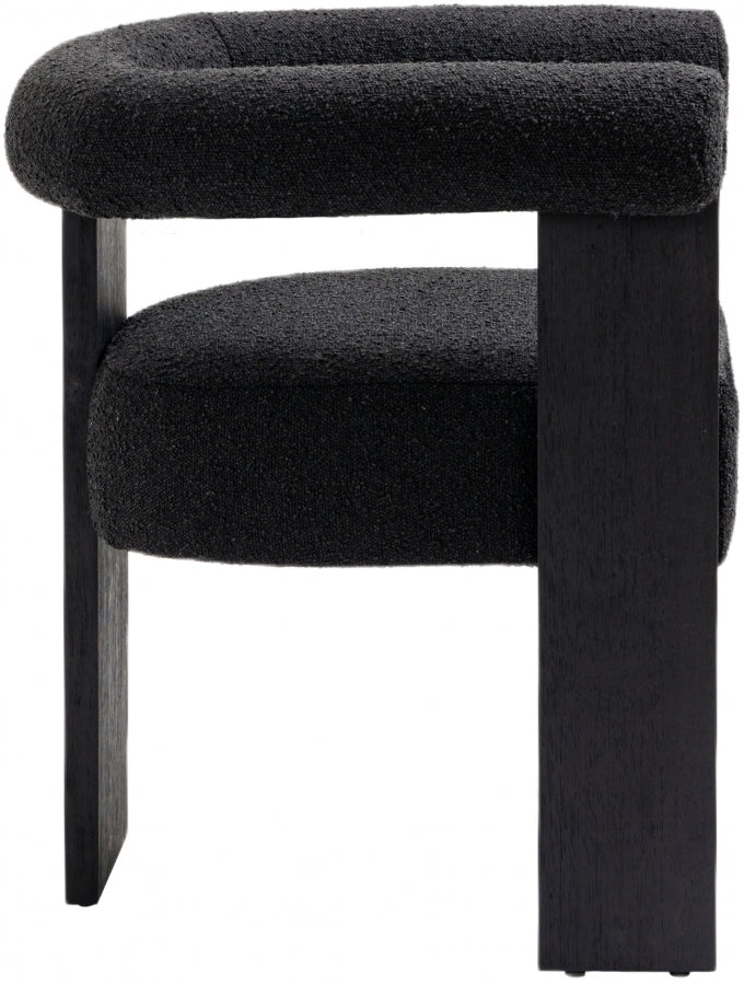 Lerrab Boucle Fabric Dining Chair