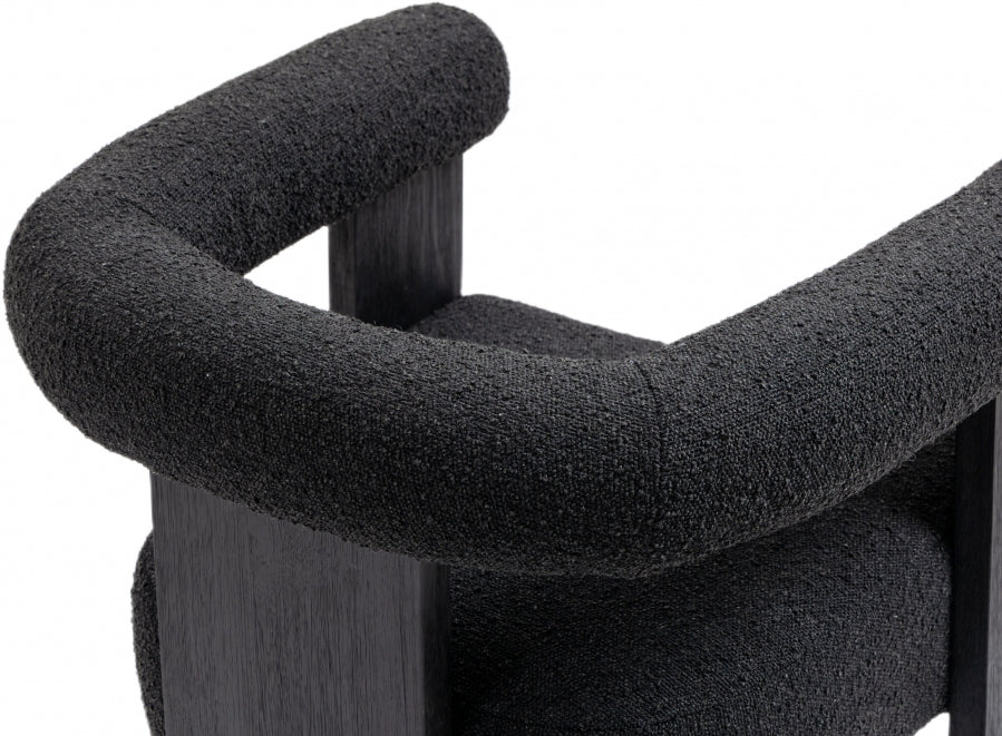 Lerrab Boucle Fabric Dining Chair
