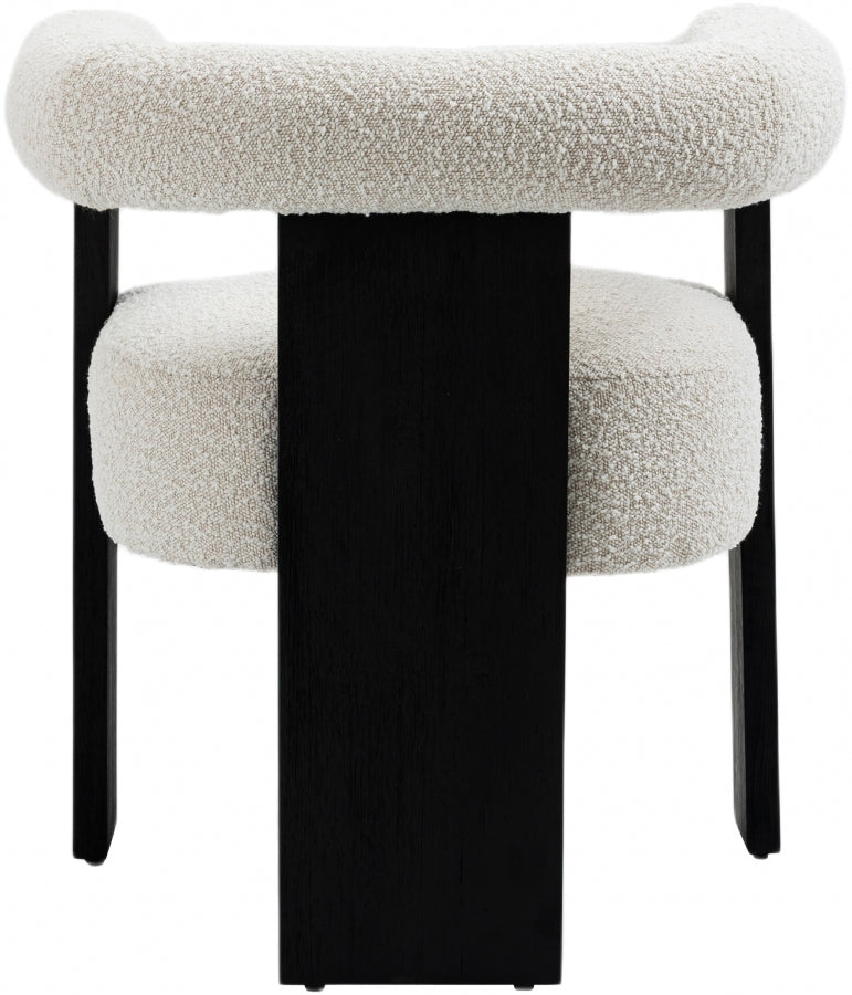 Lerrab Boucle Fabric Dining Chair