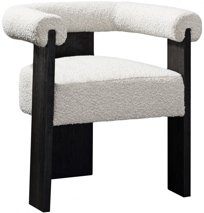Lerrab Boucle Fabric Dining Chair