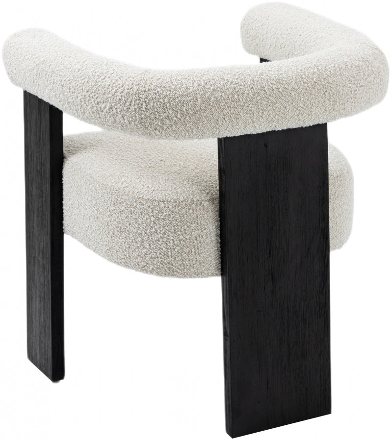 Lerrab Boucle Fabric Dining Chair