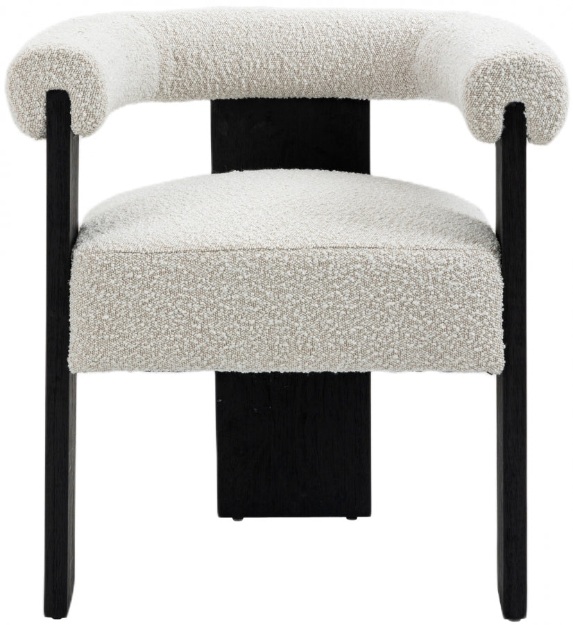 Lerrab Boucle Fabric Dining Chair
