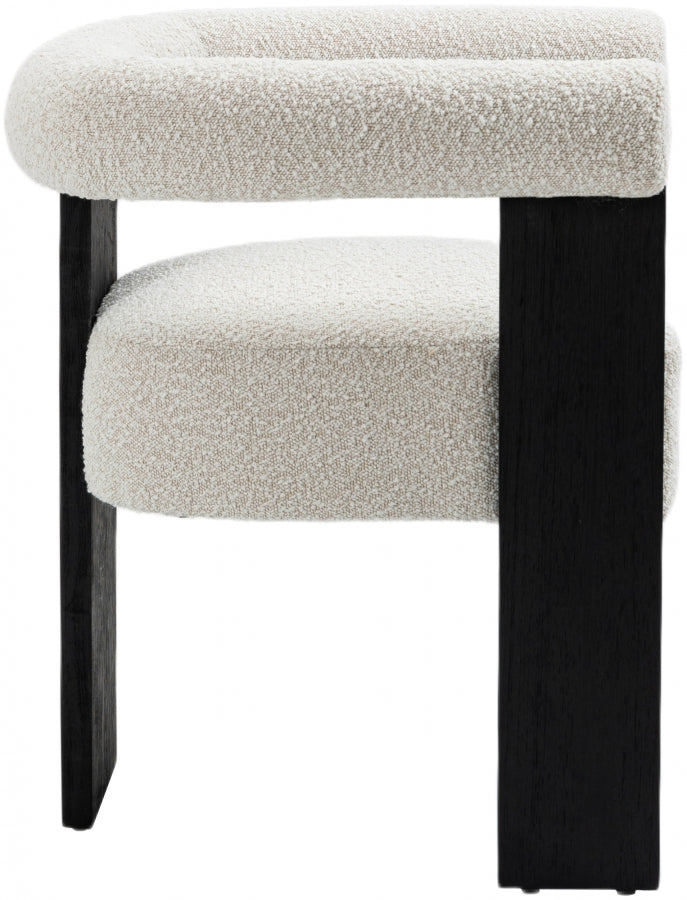 Lerrab Boucle Fabric Dining Chair