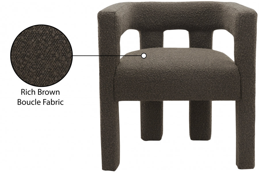 Anehta Boucle Fabric Accent | Dining Chair