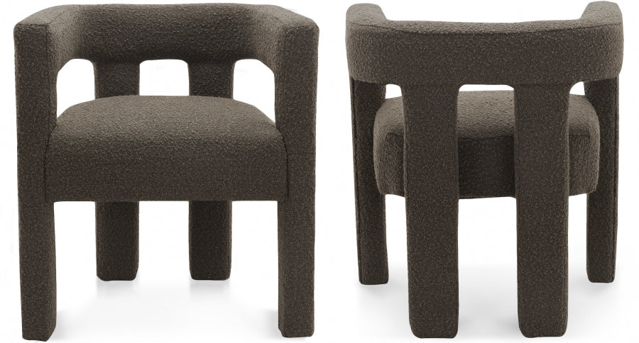 Anehta Boucle Fabric Accent | Dining Chair