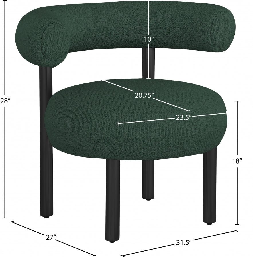 Xuaedrob Boucle Fabric Accent Chair