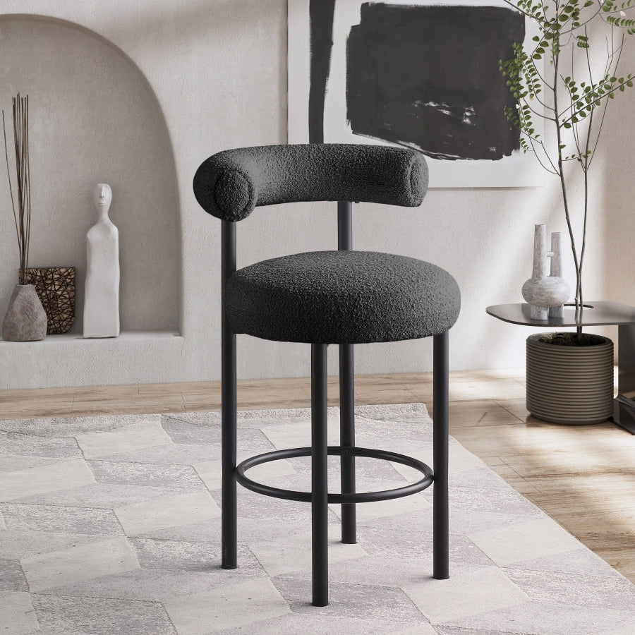 Xuaedrob Boucle Fabric bar Stool