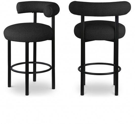 Xuaedrob Boucle Fabric bar Stool