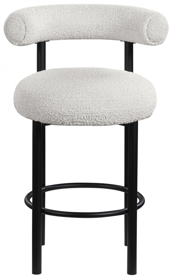 Xuaedrob Boucle Fabric bar Stool