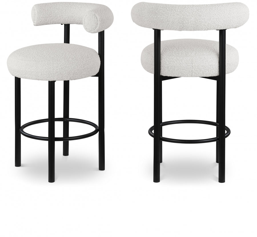 Xuaedrob Boucle Fabric bar Stool