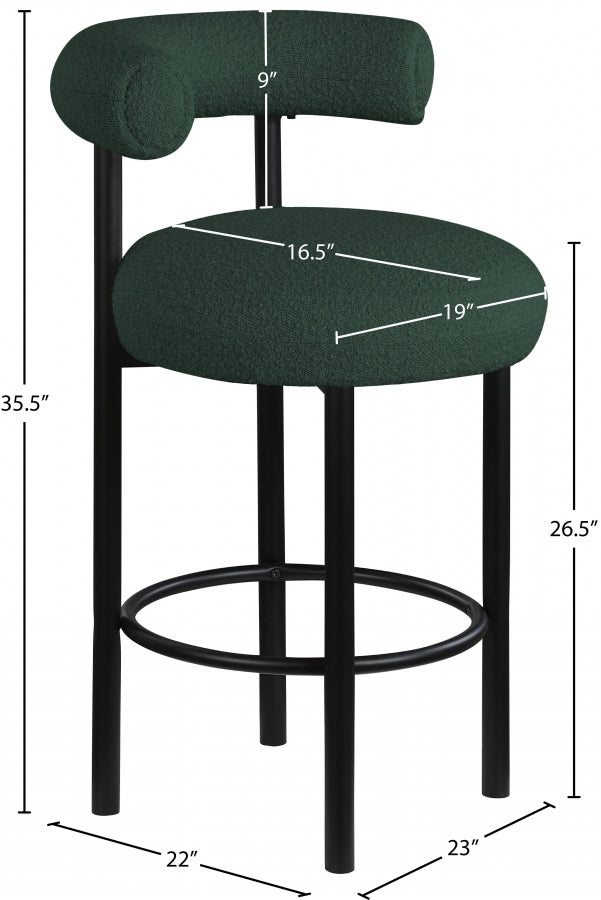 Xuaedrob Boucle Fabric bar Stool