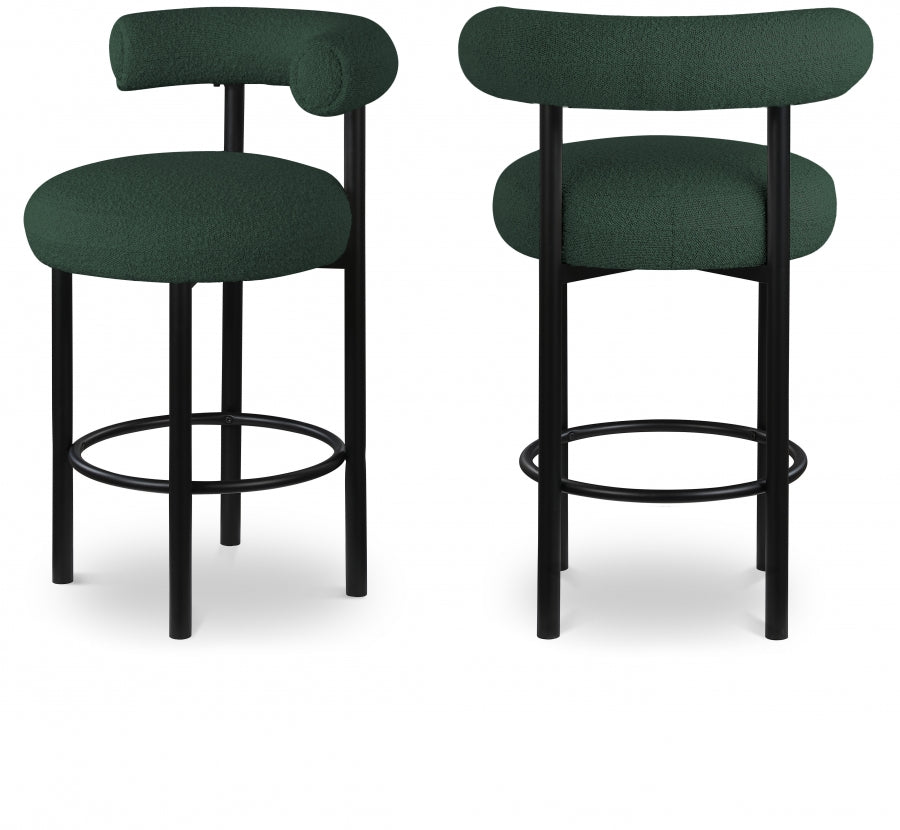 Xuaedrob Boucle Fabric bar Stool