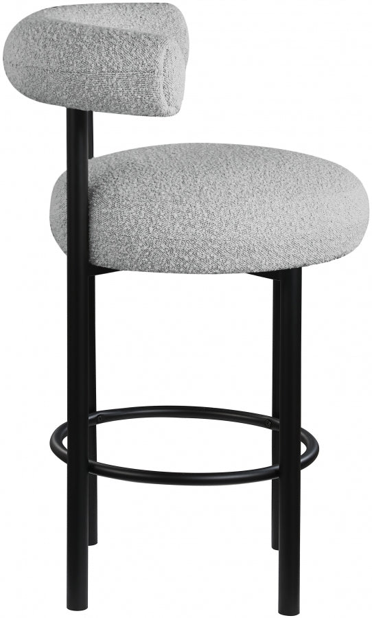 Xuaedrob Boucle Fabric bar Stool