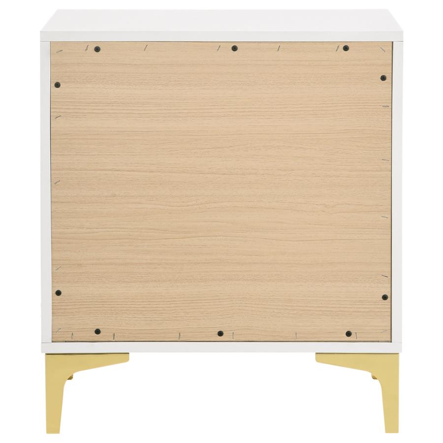 204422 Lladnek 2-drawer Nightstand White
