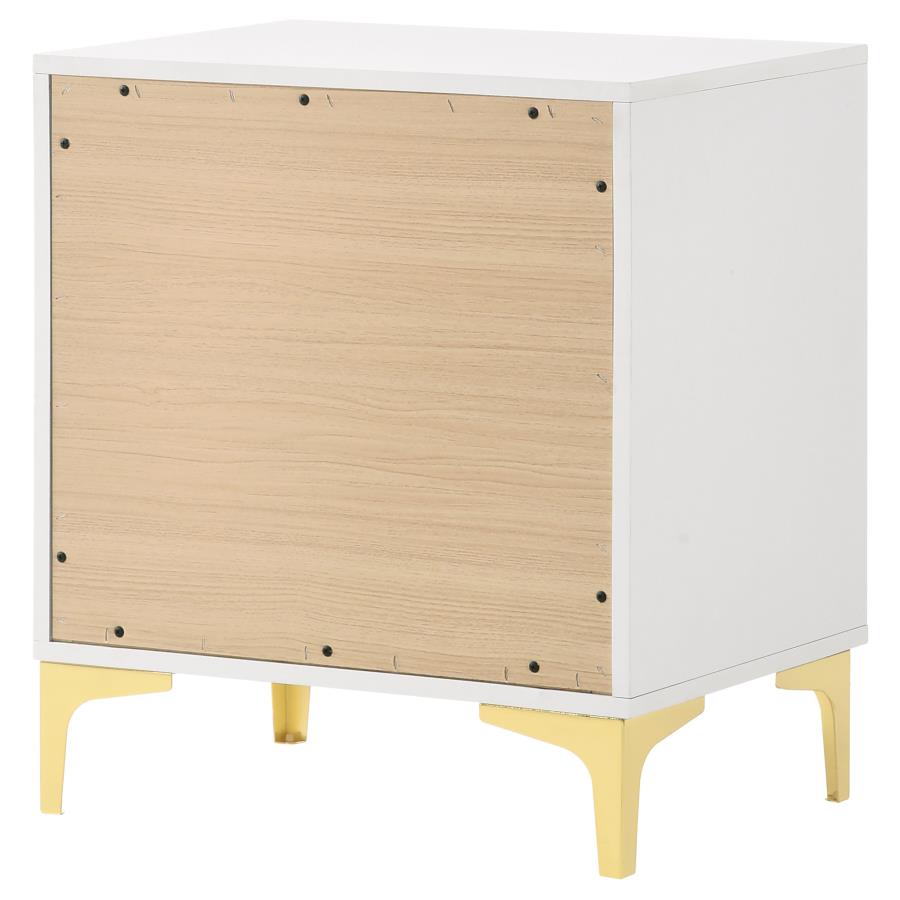 204422 Lladnek 2-drawer Nightstand White