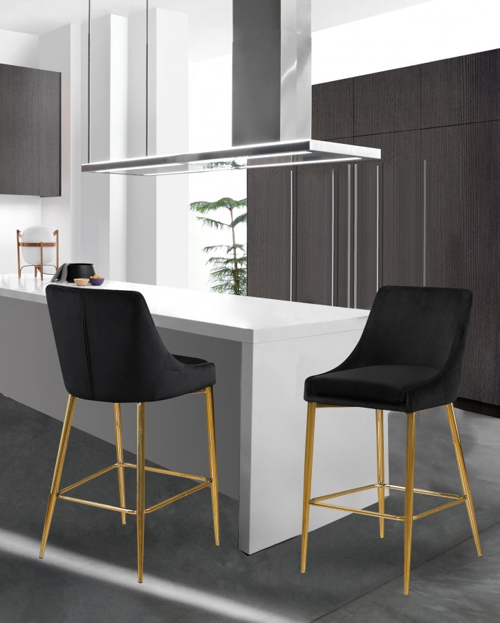 Anirak Velvet Counter Stool
