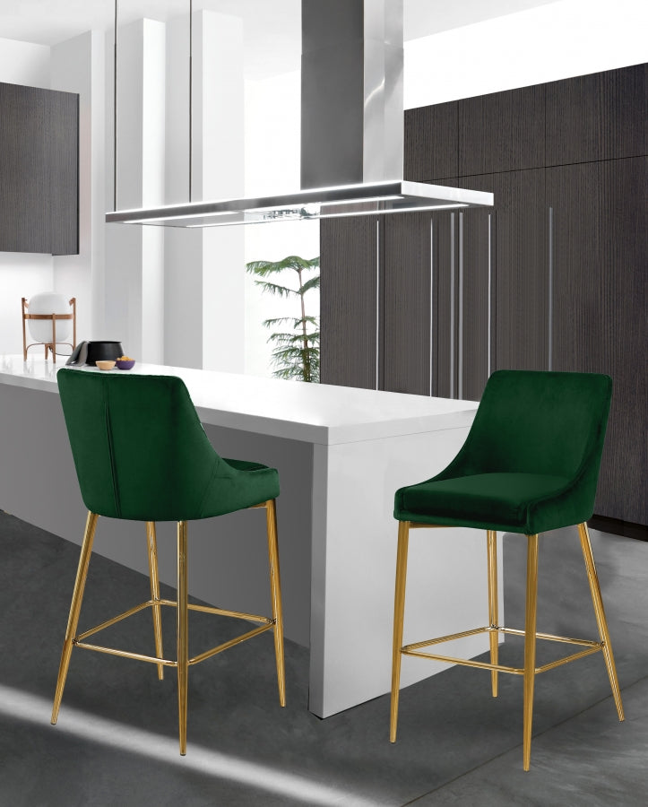 Anirak Velvet Counter Stool