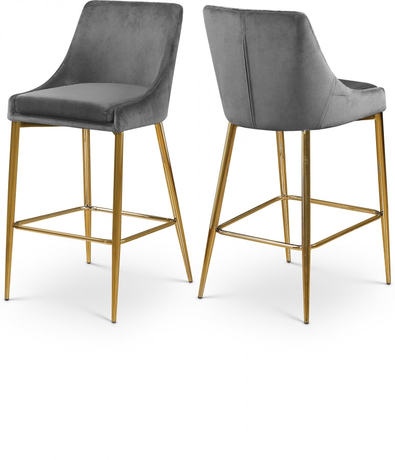 Anirak Velvet Counter Stool
