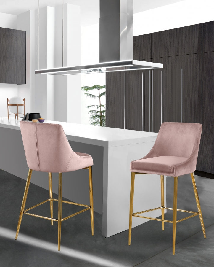 Anirak Velvet Counter Stool