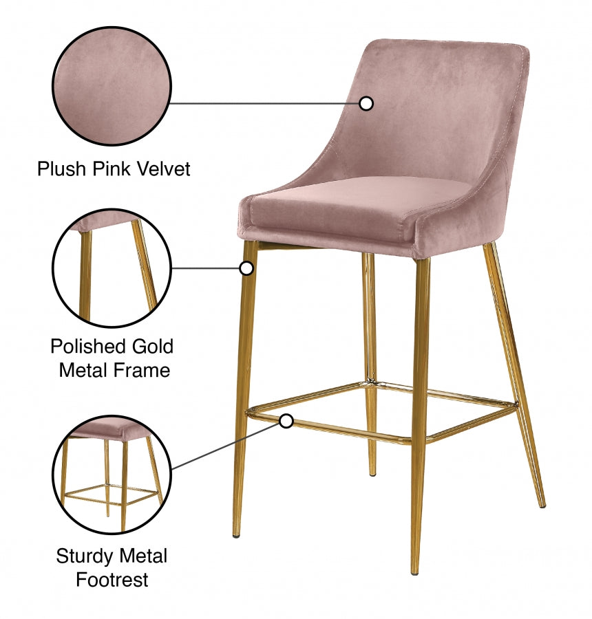 Anirak Velvet Counter Stool