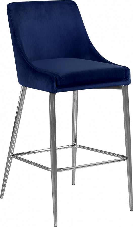 Anirak Velvet Counter Stool