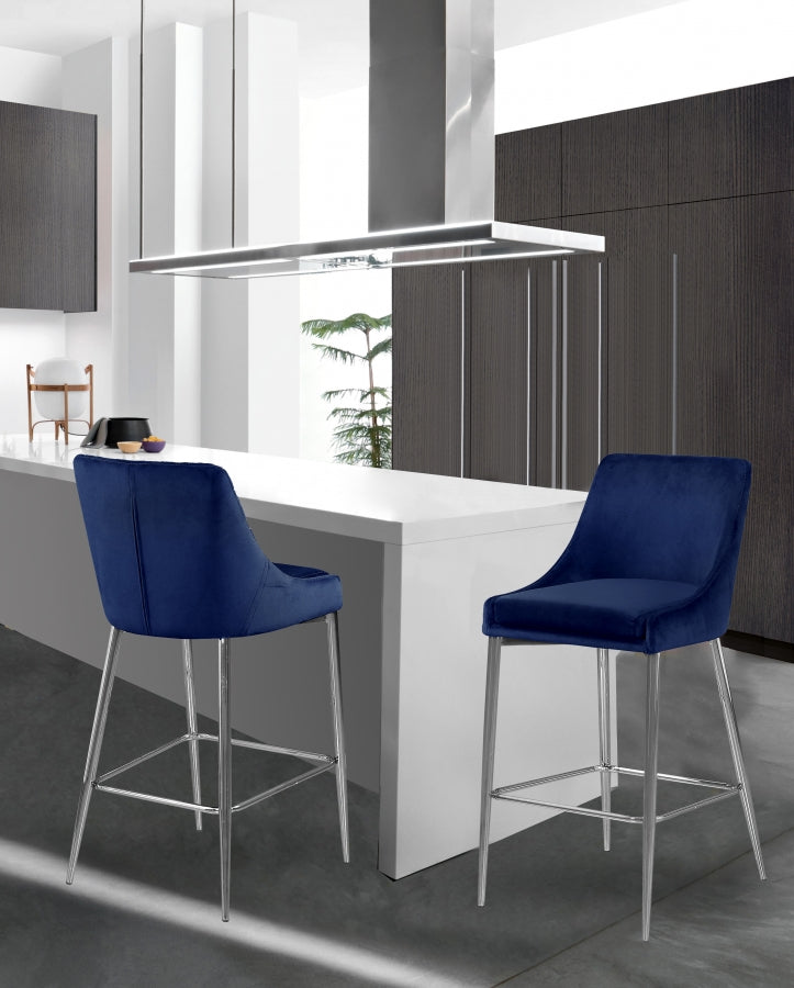 Anirak Velvet Counter Stool