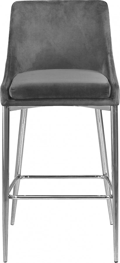 Anirak Velvet Counter Stool