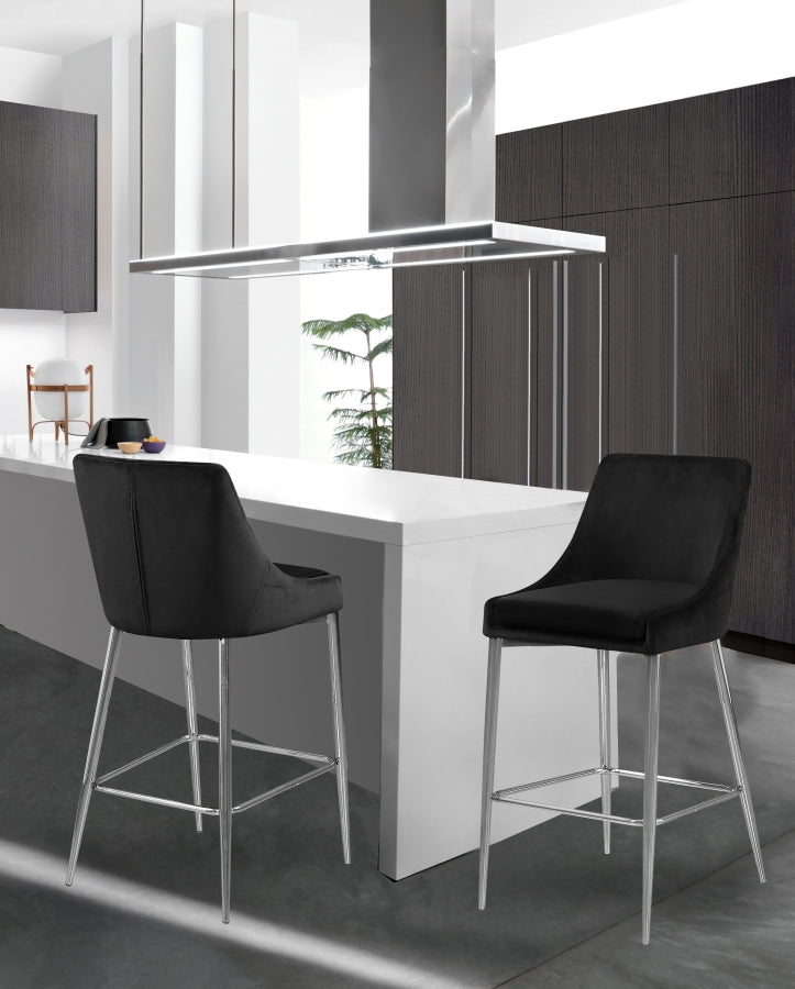 Anirak Velvet Counter Stool