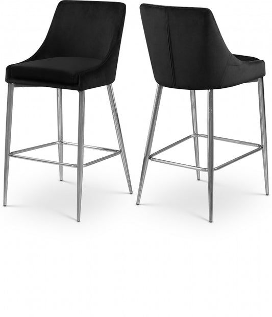 Anirak Velvet Counter Stool