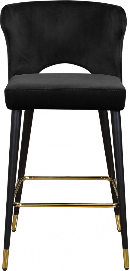 Yllek Velvet Counter Stool